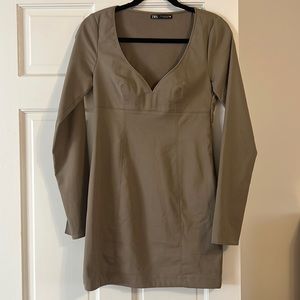NWOT Zara long sleeve mini dress